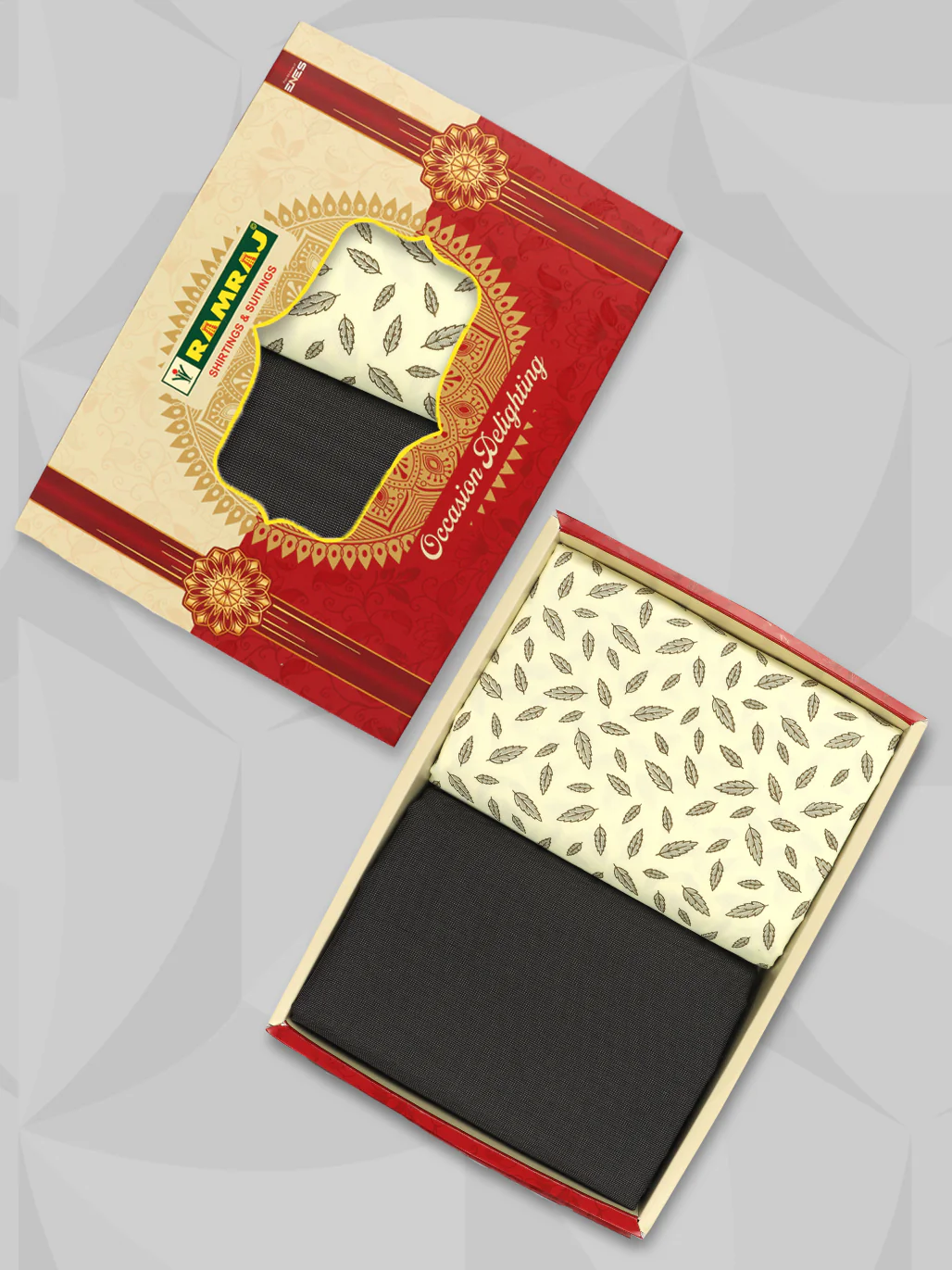 Cotton Printed Shirting & Suiting Gift Box RD156 - Image 3