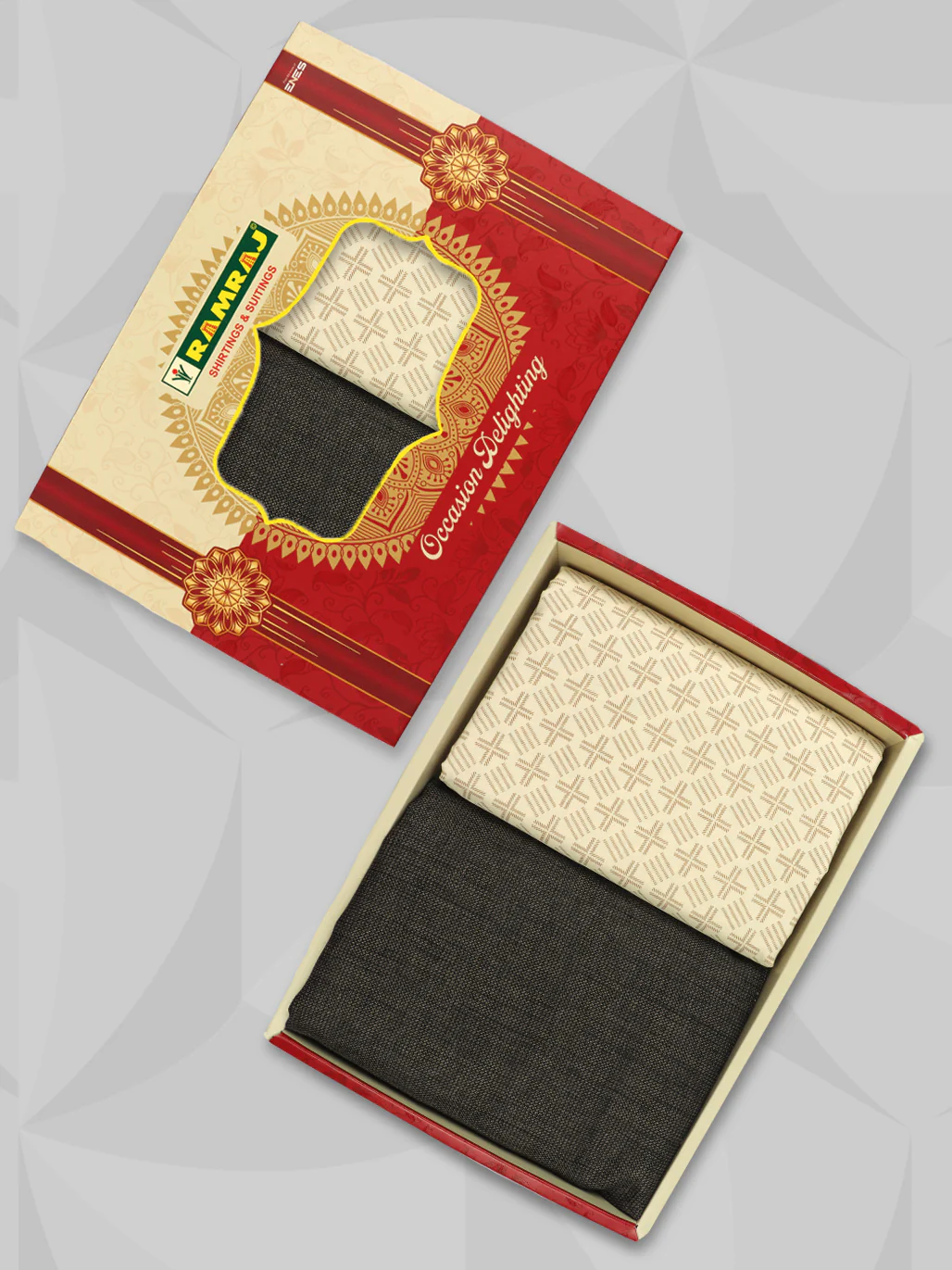Cotton Printed Shirting & Suiting Gift Box RD157 - Image 3