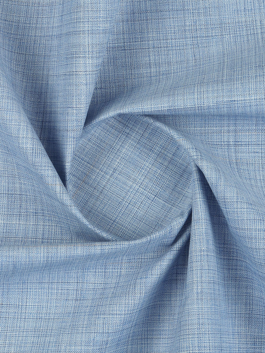 Cotton Rich Blue Plain Shirt Fabric Infinity