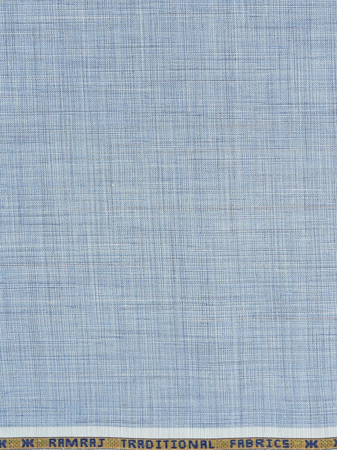 Cotton Rich Blue Plain Shirt Fabric Infinity - Image 3