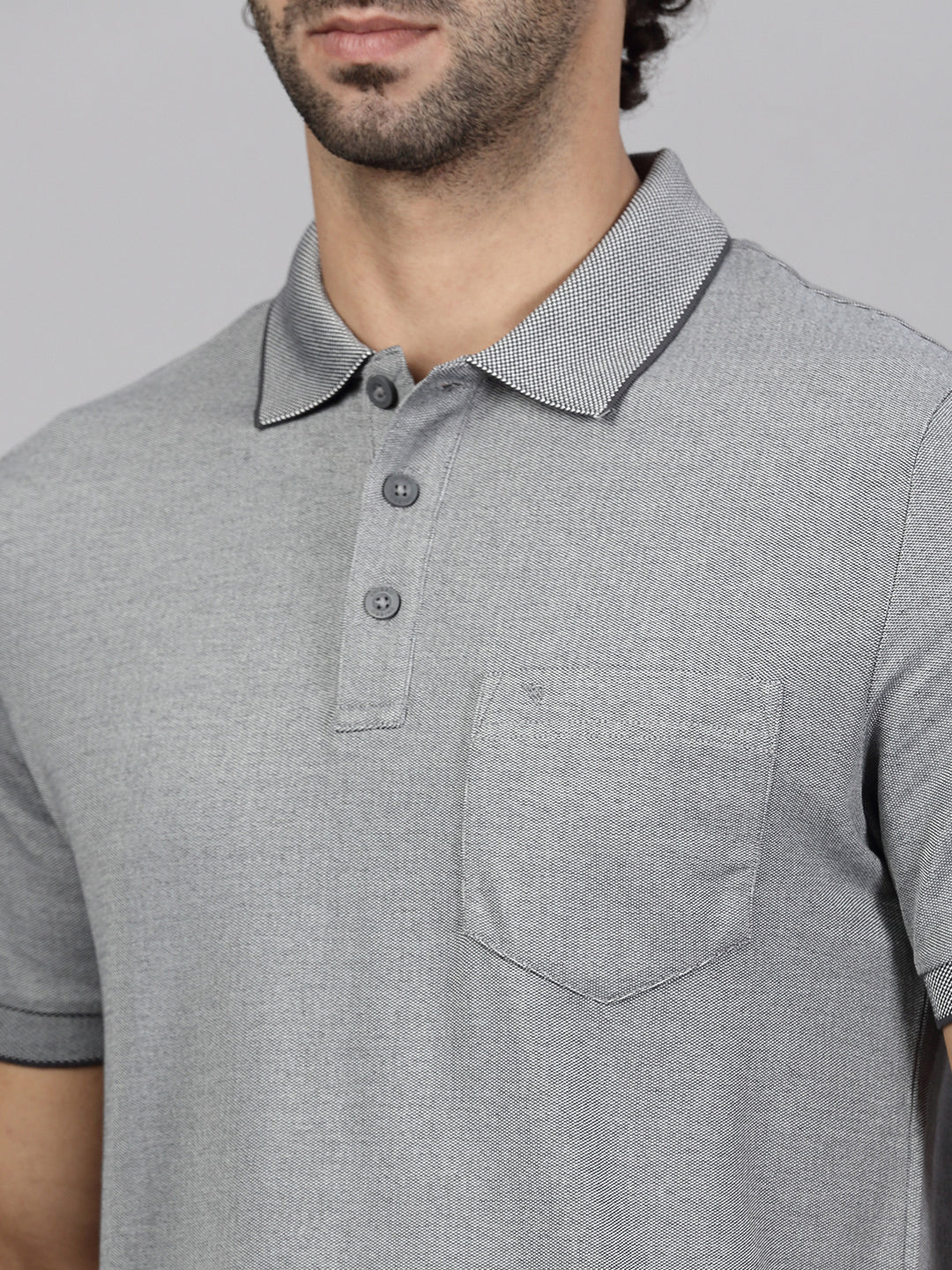 Cotton Rich Grey & Grape Expert Polo Tshirt Combos - Image 12