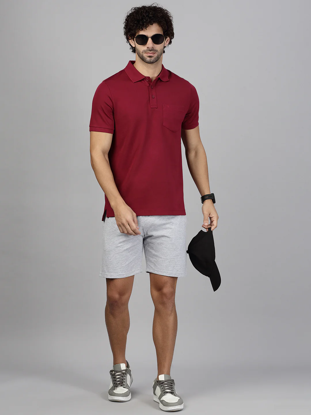 Cotton Rich Maroon & Blue Expert Polo Tshirt Combos - Image 10