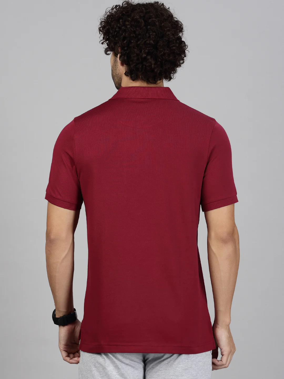 Cotton Rich Maroon & Blue Expert Polo Tshirt Combos - Image 8