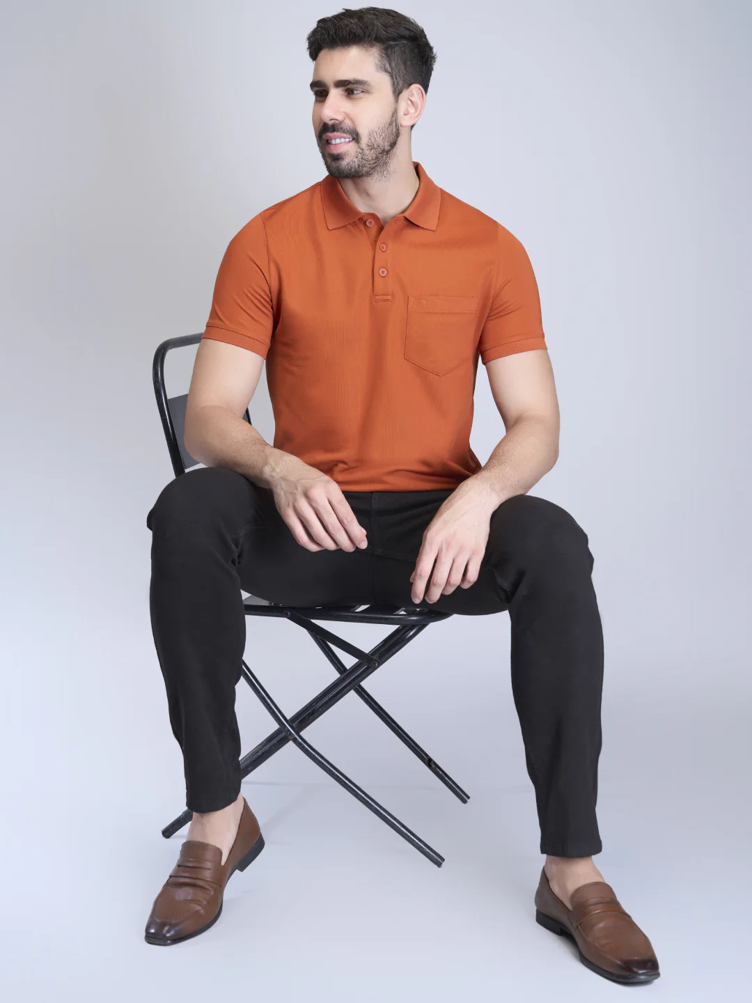Cotton Rich Orange & Silver Berry Expert Polo Tshirt Combos - Image 13