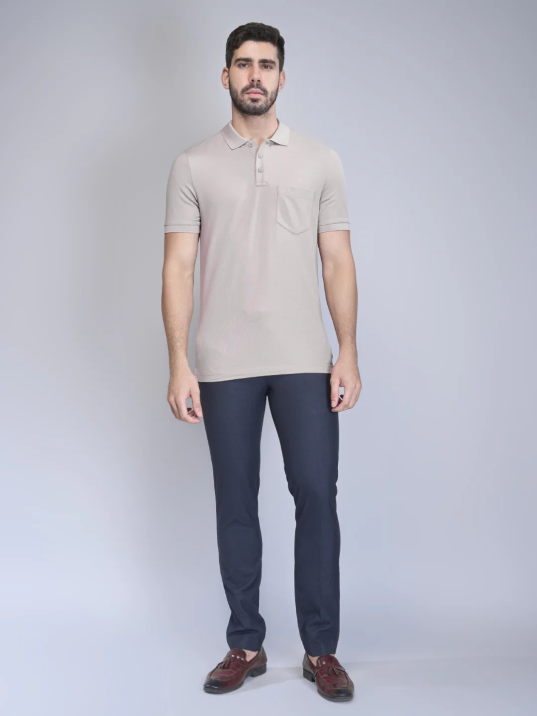 Cotton Rich Orange & Silver Berry Expert Polo Tshirt Combos - Image 2