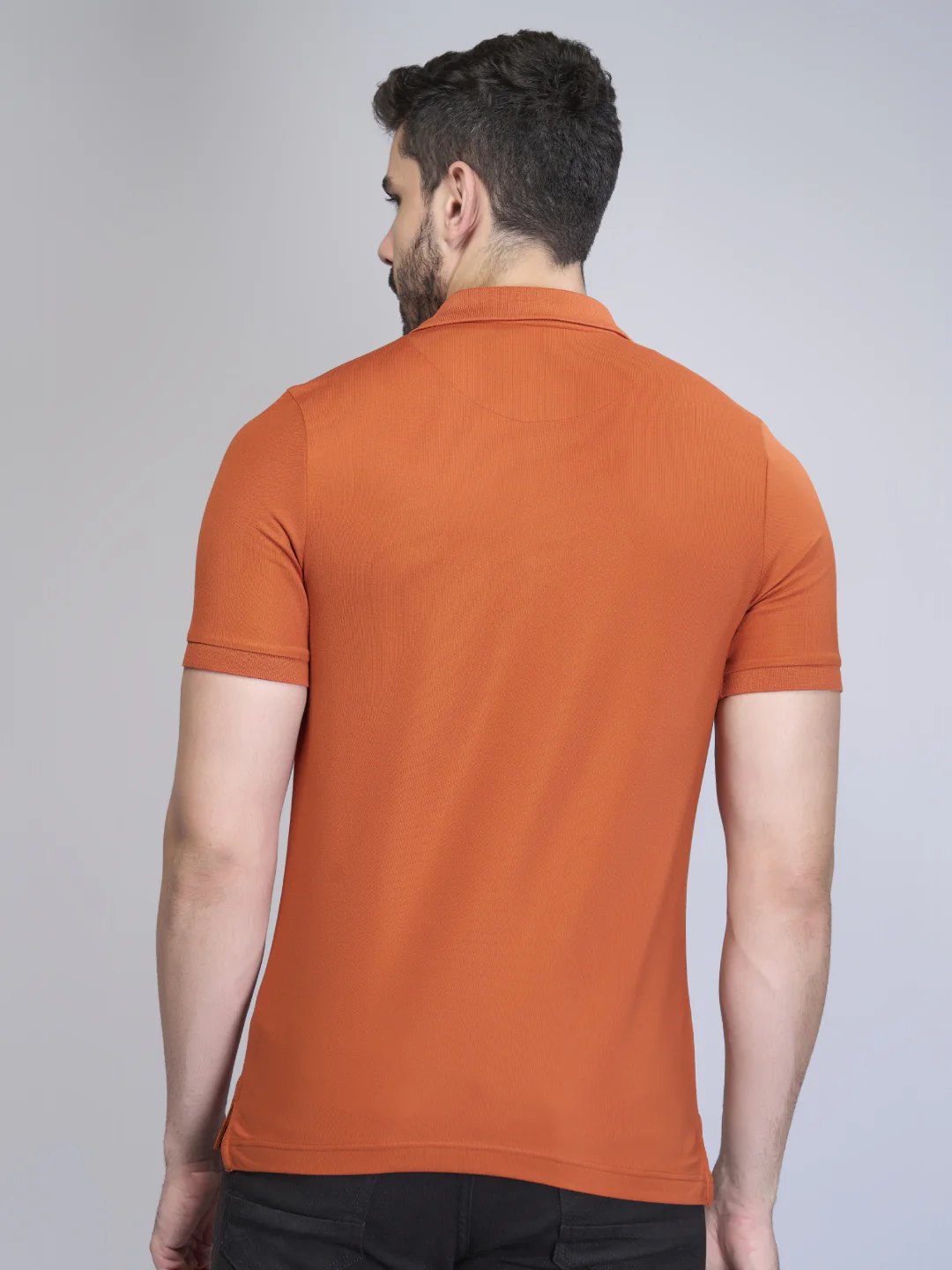 Cotton Rich Orange & Silver Berry Expert Polo Tshirt Combos - Image 5