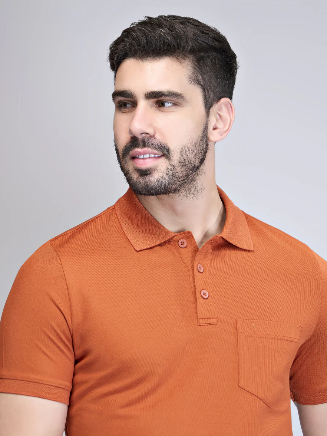 Cotton Rich Orange & Silver Berry Expert Polo Tshirt Combos - Image 7