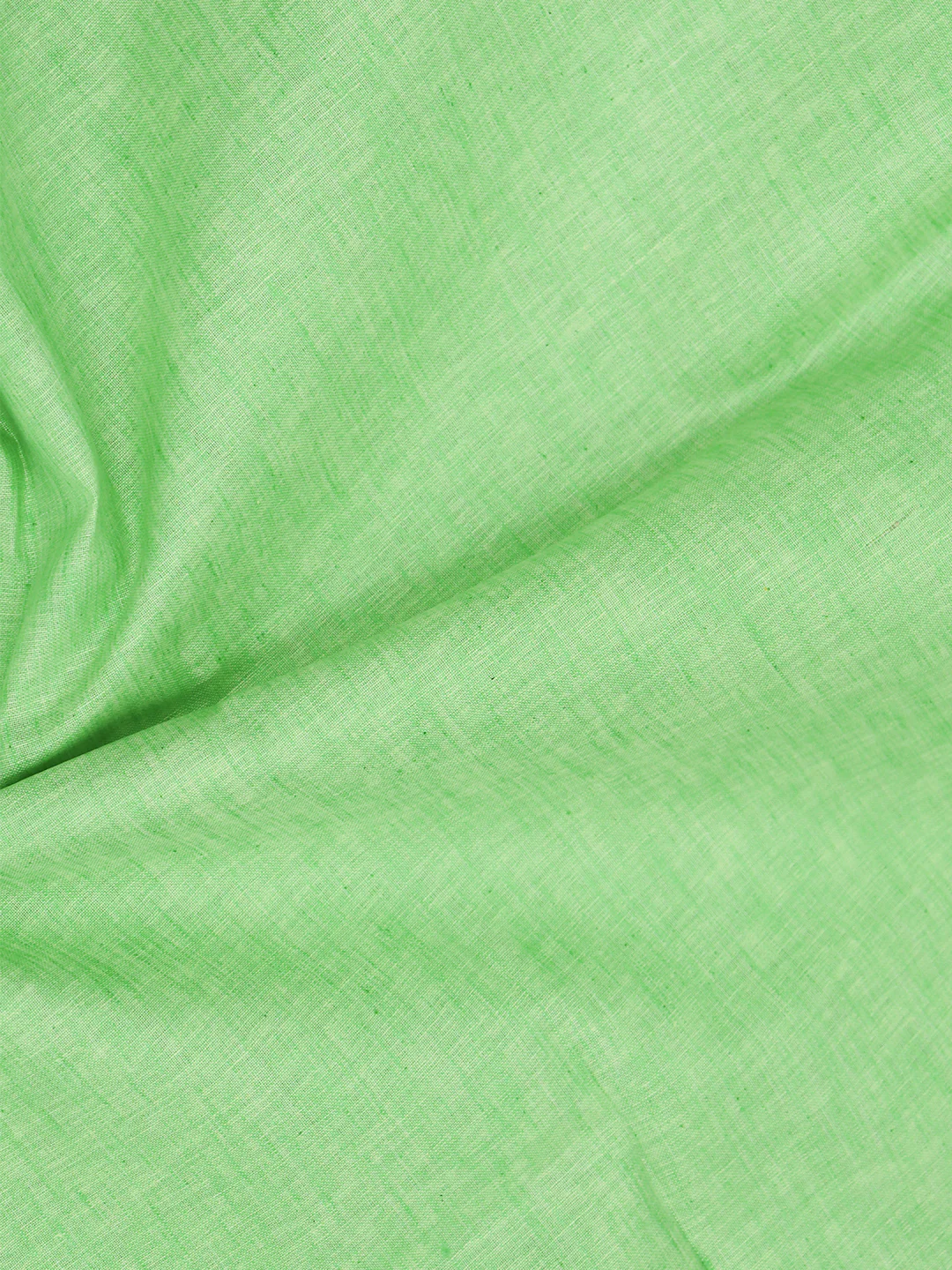 Cotton Rich Parrot Green Plain Shirt Fabric Infinity - Image 2