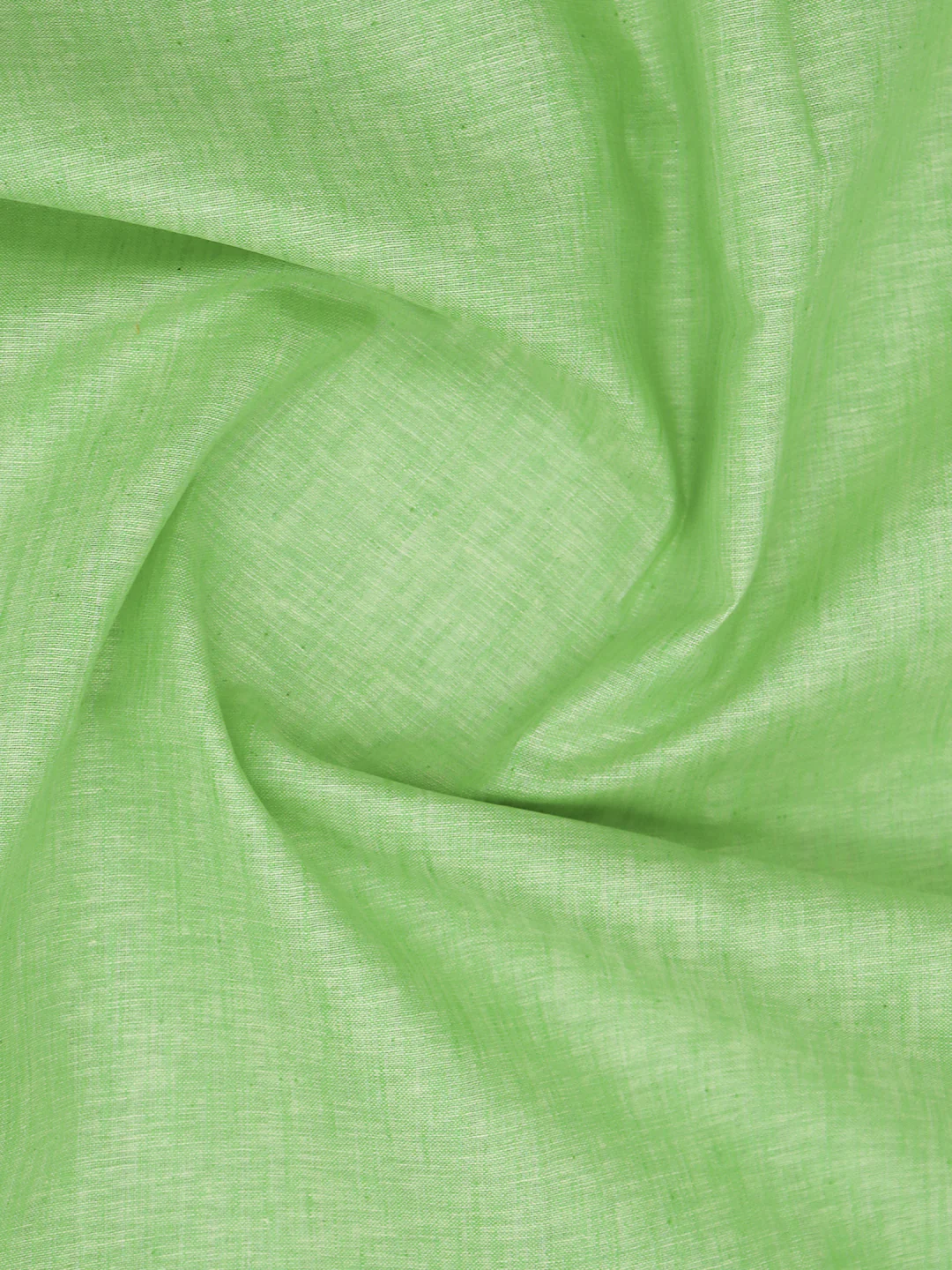 Cotton Rich Parrot Green Plain Shirt Fabric Infinity - Image 3