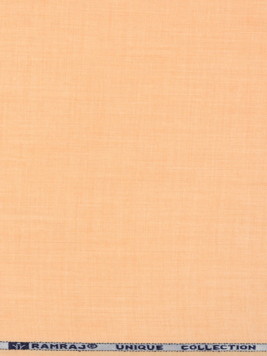 Cotton Rich Peach Plain Shirt Fabric Galaxy Art - Image 3