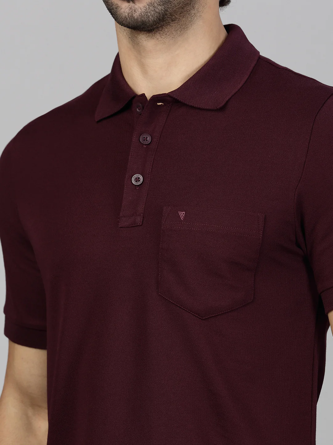 Cotton Rich Pique Polo Grape - Image 5