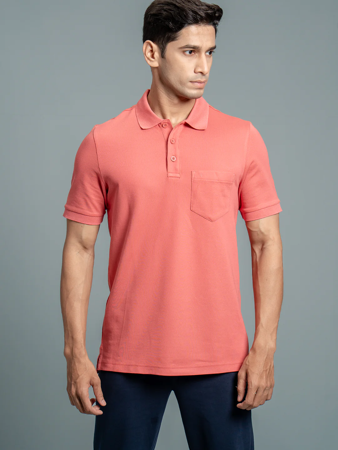 Cotton Rich Pique Polo Red