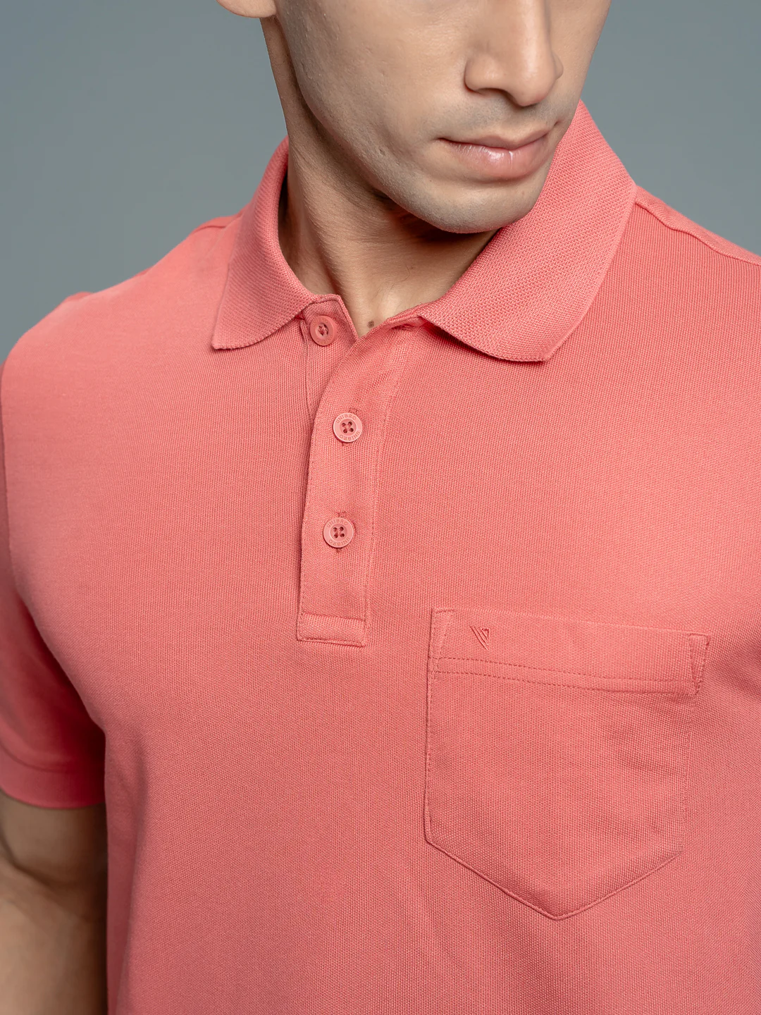 Cotton Rich Pique Polo Red - Image 2