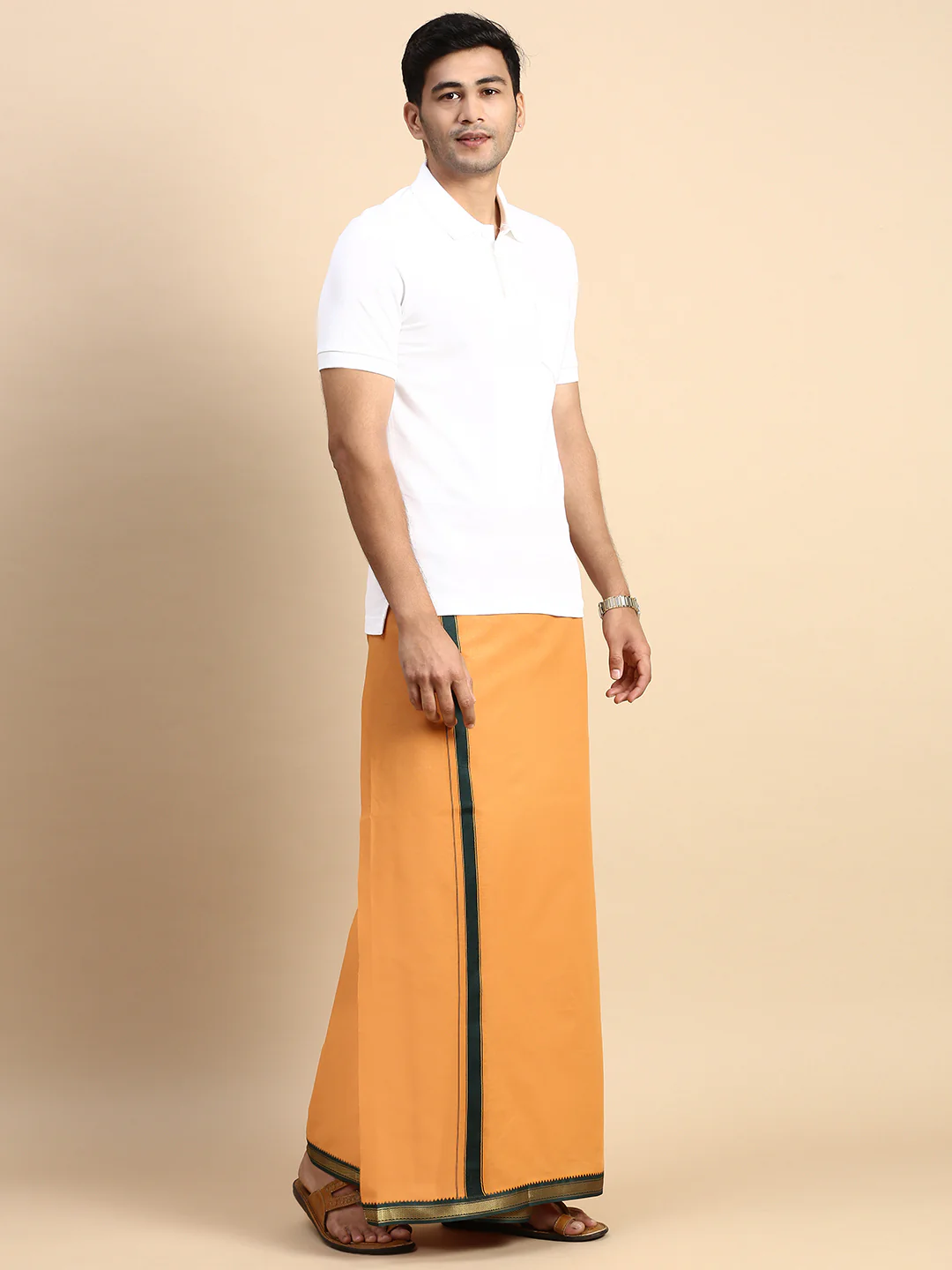 Cotton Rich Pique Polo White - Image 3