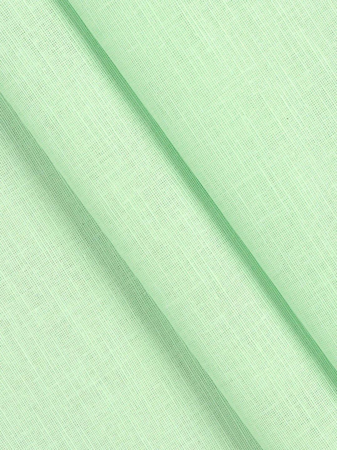 Cotton Rich Plain Shirt Fabric Green Hi-Tech - Image 2