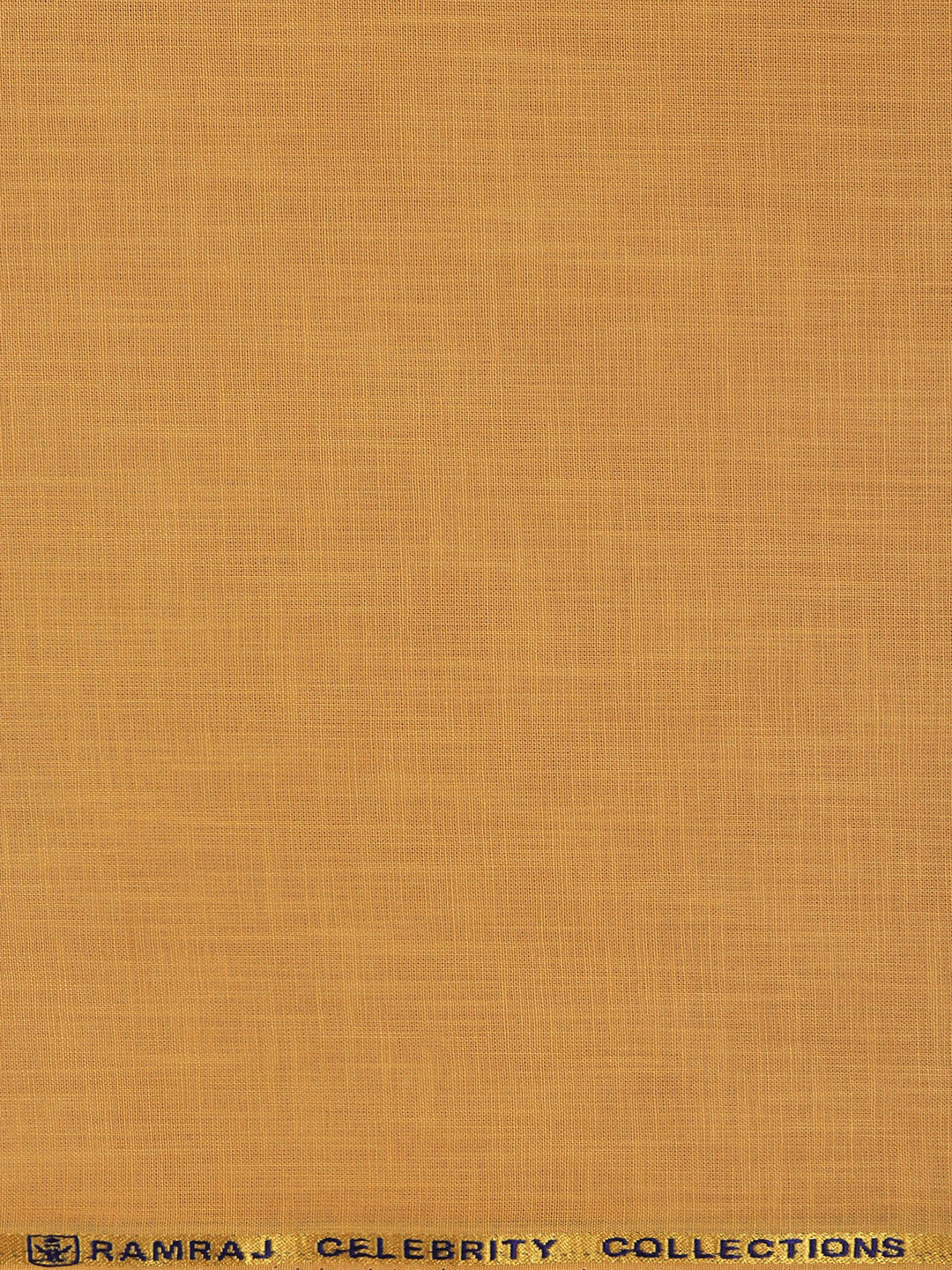 Cotton Rich Plain Shirt Fabric Mustard Hi-Tech - Image 3