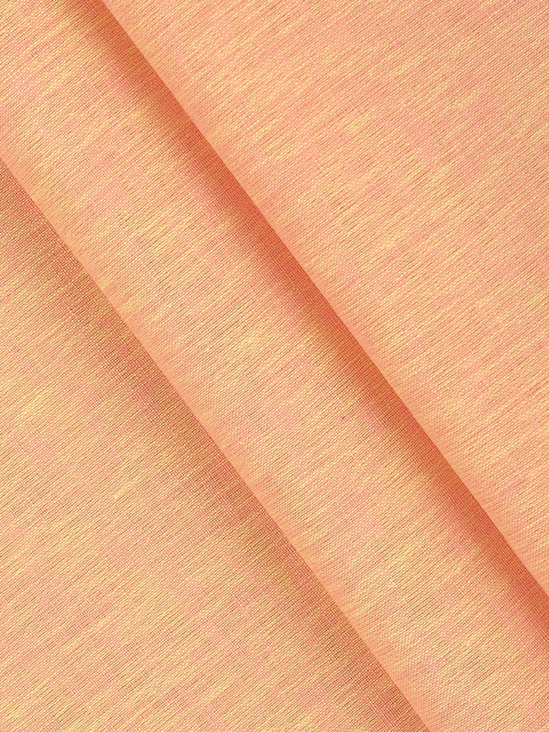 Cotton Rich Plain Shirt Fabric Orange High Style - Image 2
