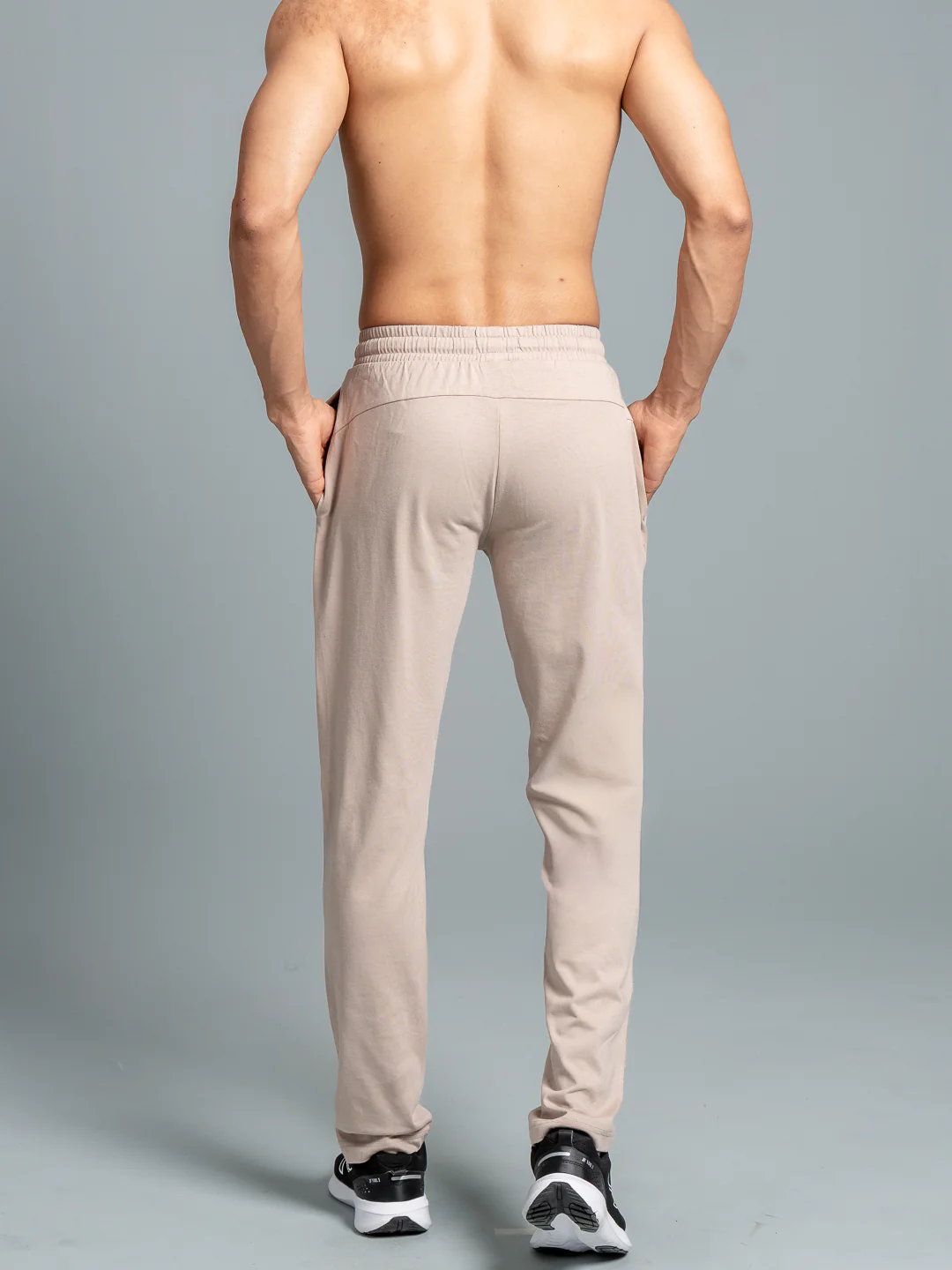 Cotton Rich Regular Fit Track Beige - Image 4