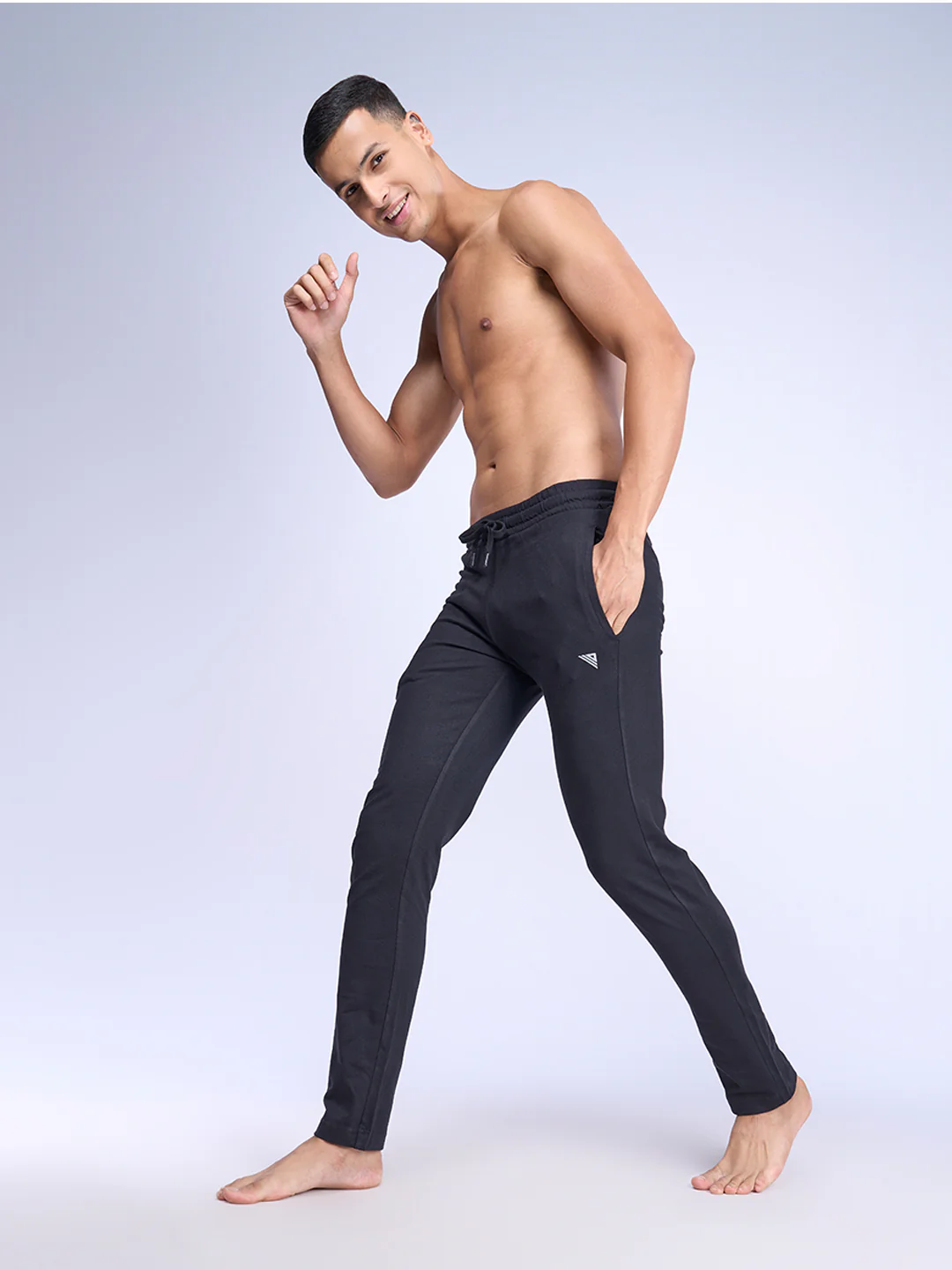 Cotton Rich Regular Fit Track Black - Image 4