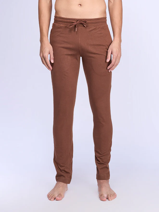 Cotton Rich Regular Fit Track Brown