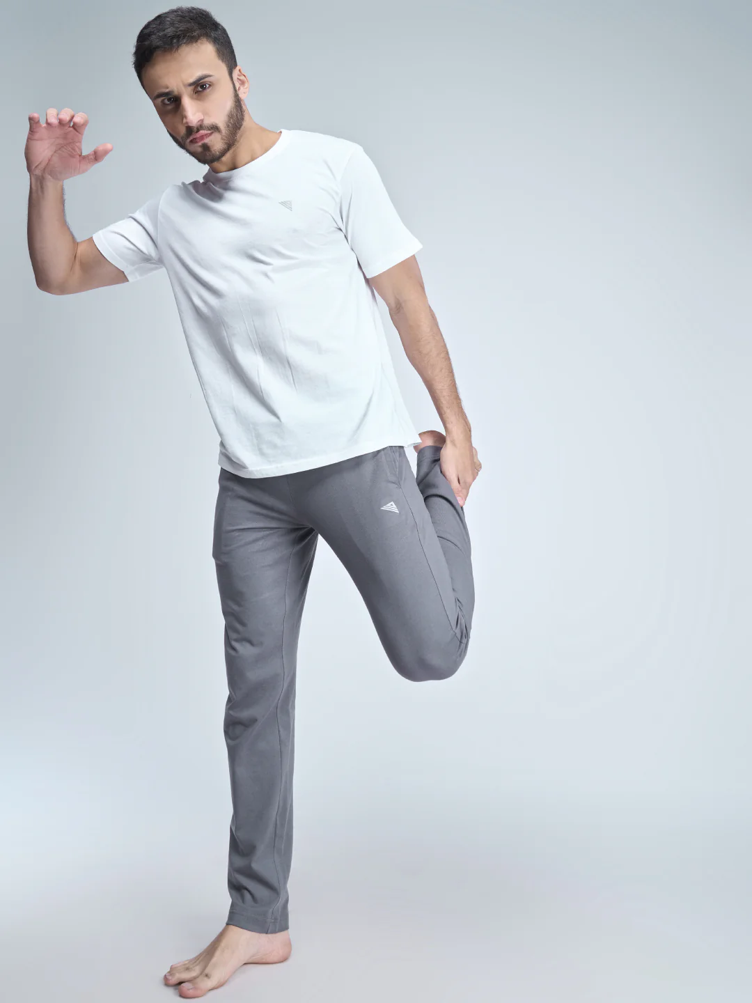 Cotton Rich Regular Fit Track Dark Grey - Image 4