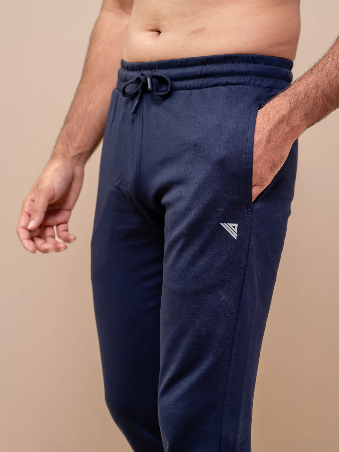 Cotton Rich Regular Fit Track Navy - Image 3