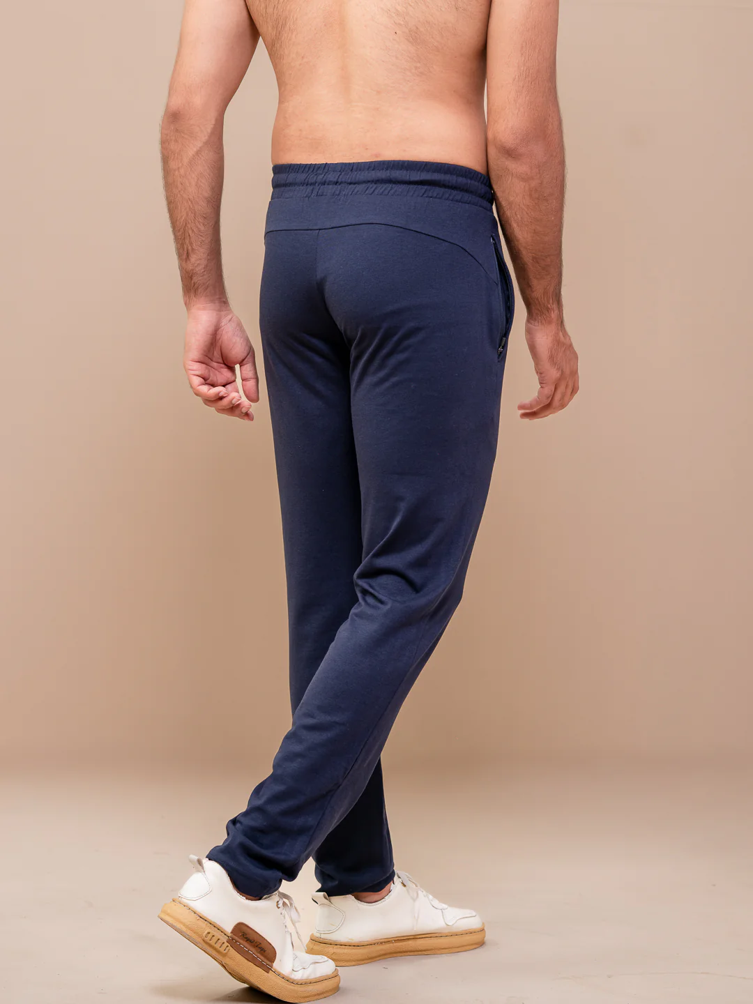 Cotton Rich Regular Fit Track Navy - Image 6