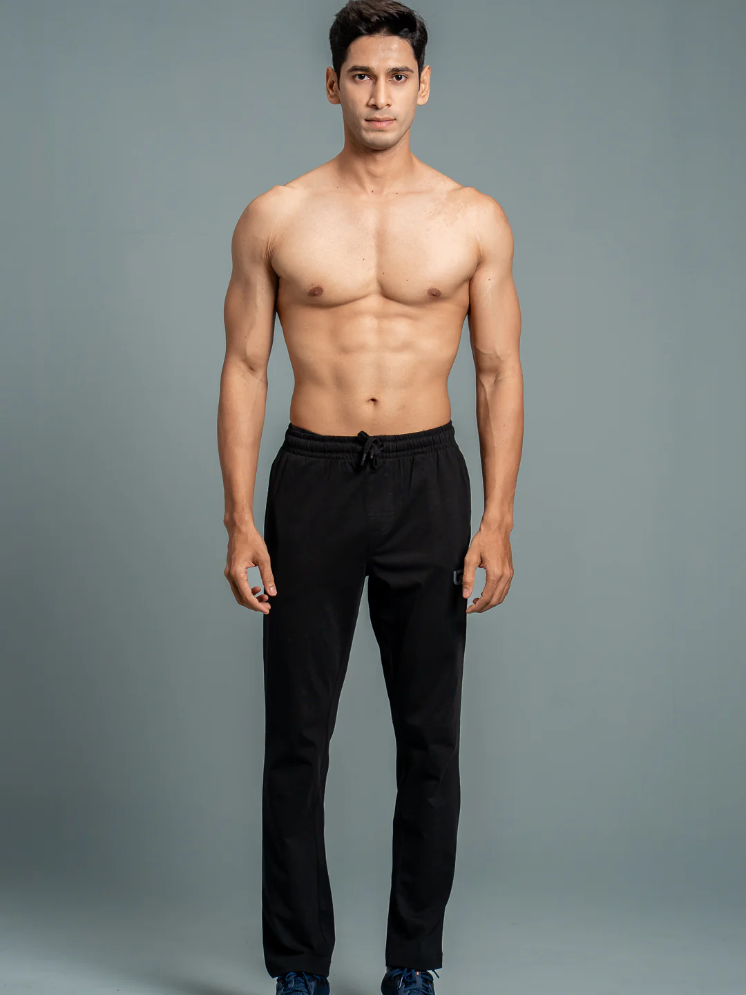 Cotton Rich Regular Fit Track Pant Black - Image 4