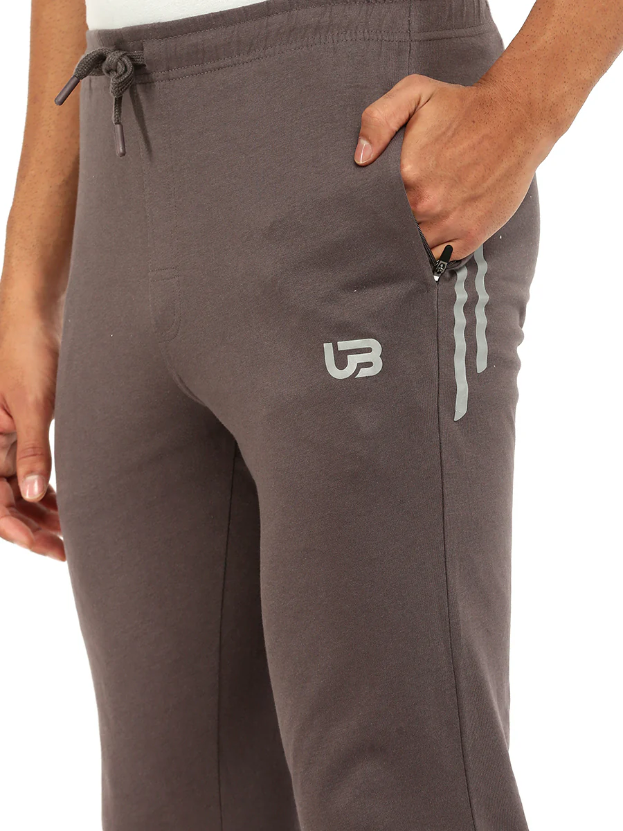 Cotton Rich Regular Fit Track Pant Dark Grey - Image 3