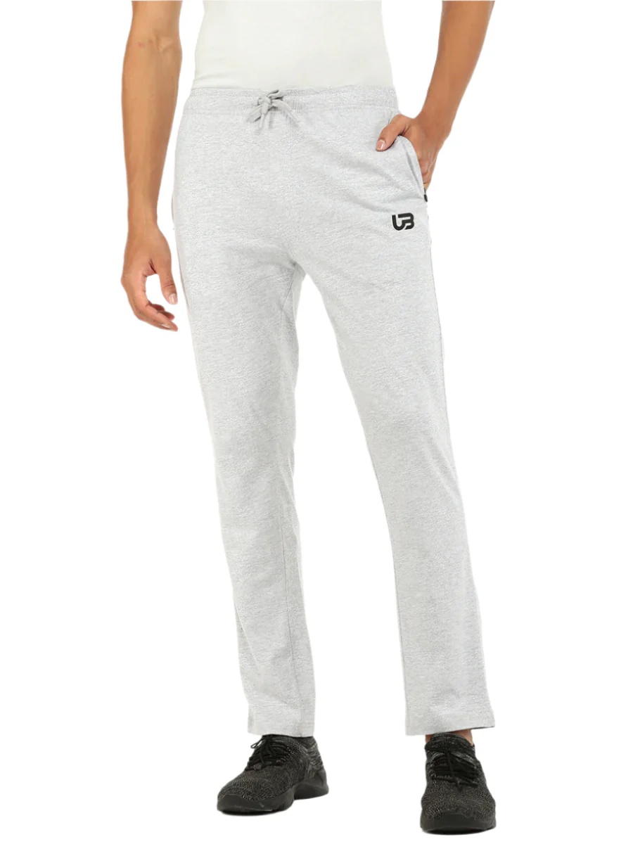Cotton Rich Regular Fit Track Pant Grey Melange - Image 2