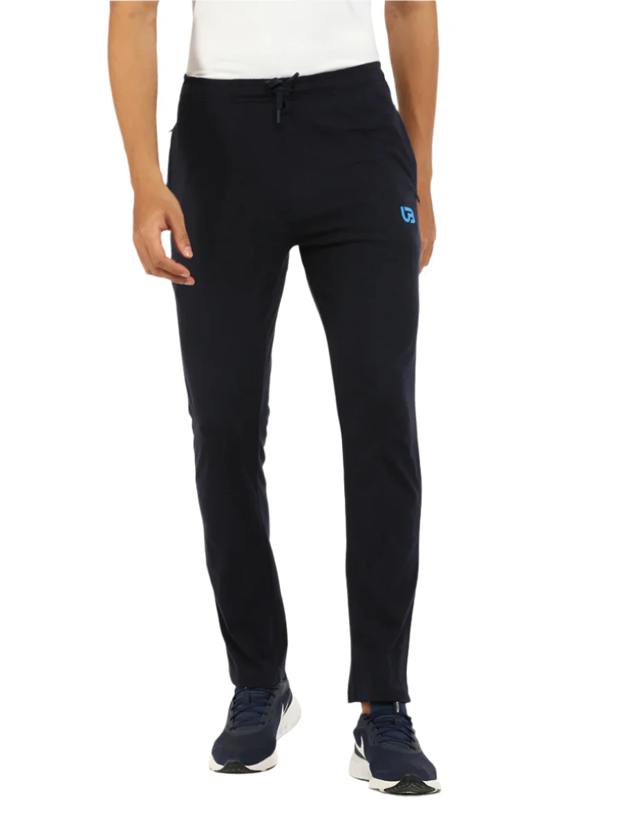 Cotton Rich Regular Fit Track Pant Navy - Image 2