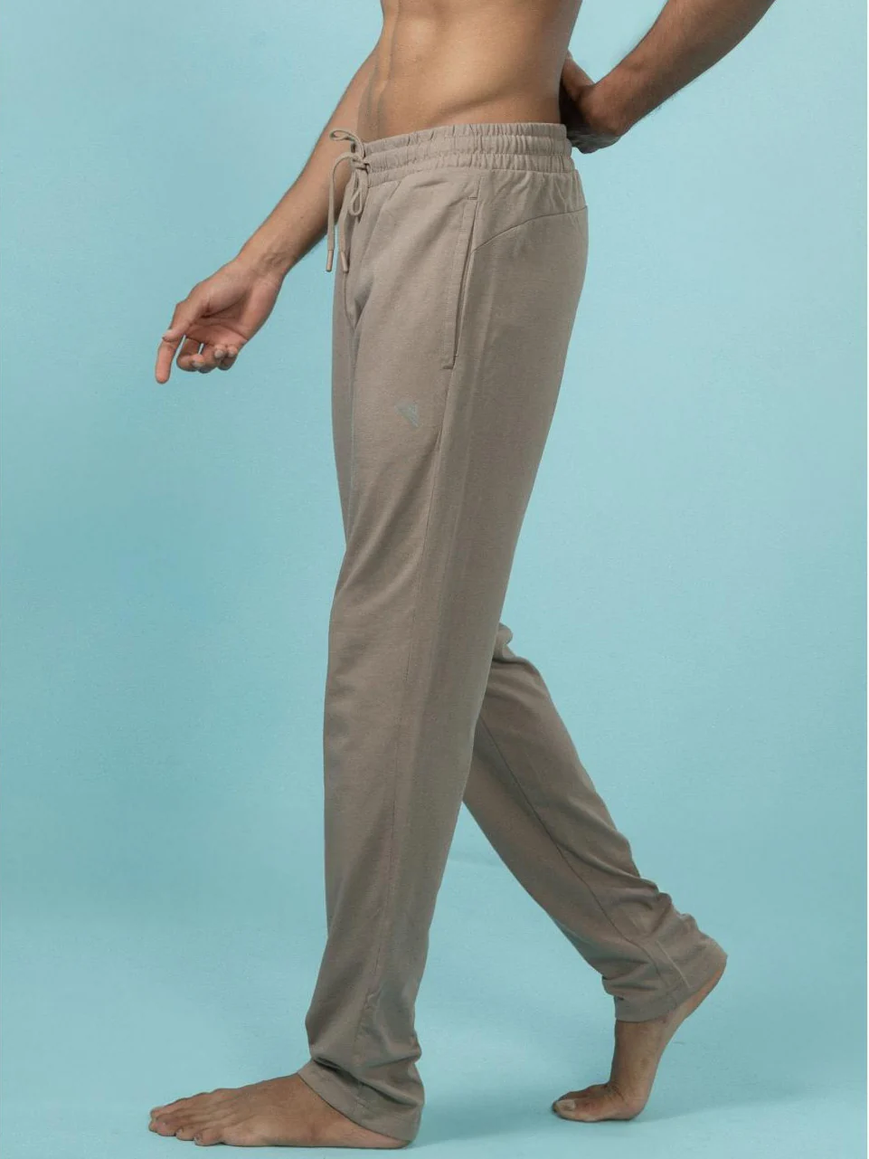 Cotton Rich Regular Fit Track Taupe Brown - Image 6