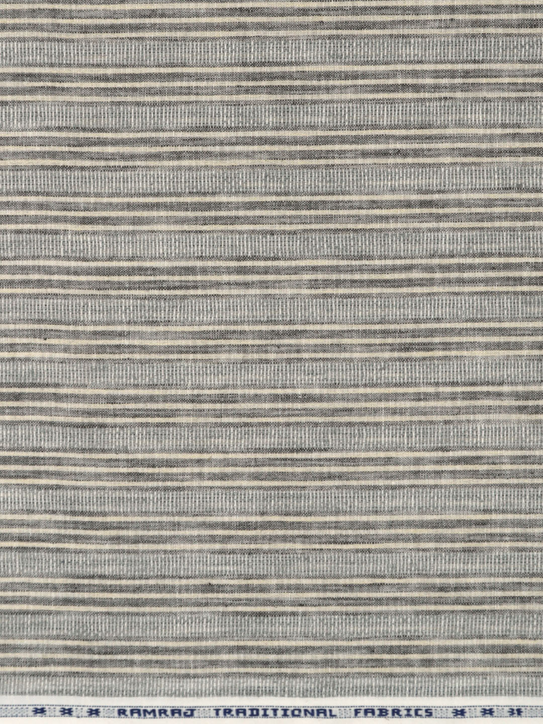 Cotton Rich Self Design Shirt Fabric Grey High Style - Image 3