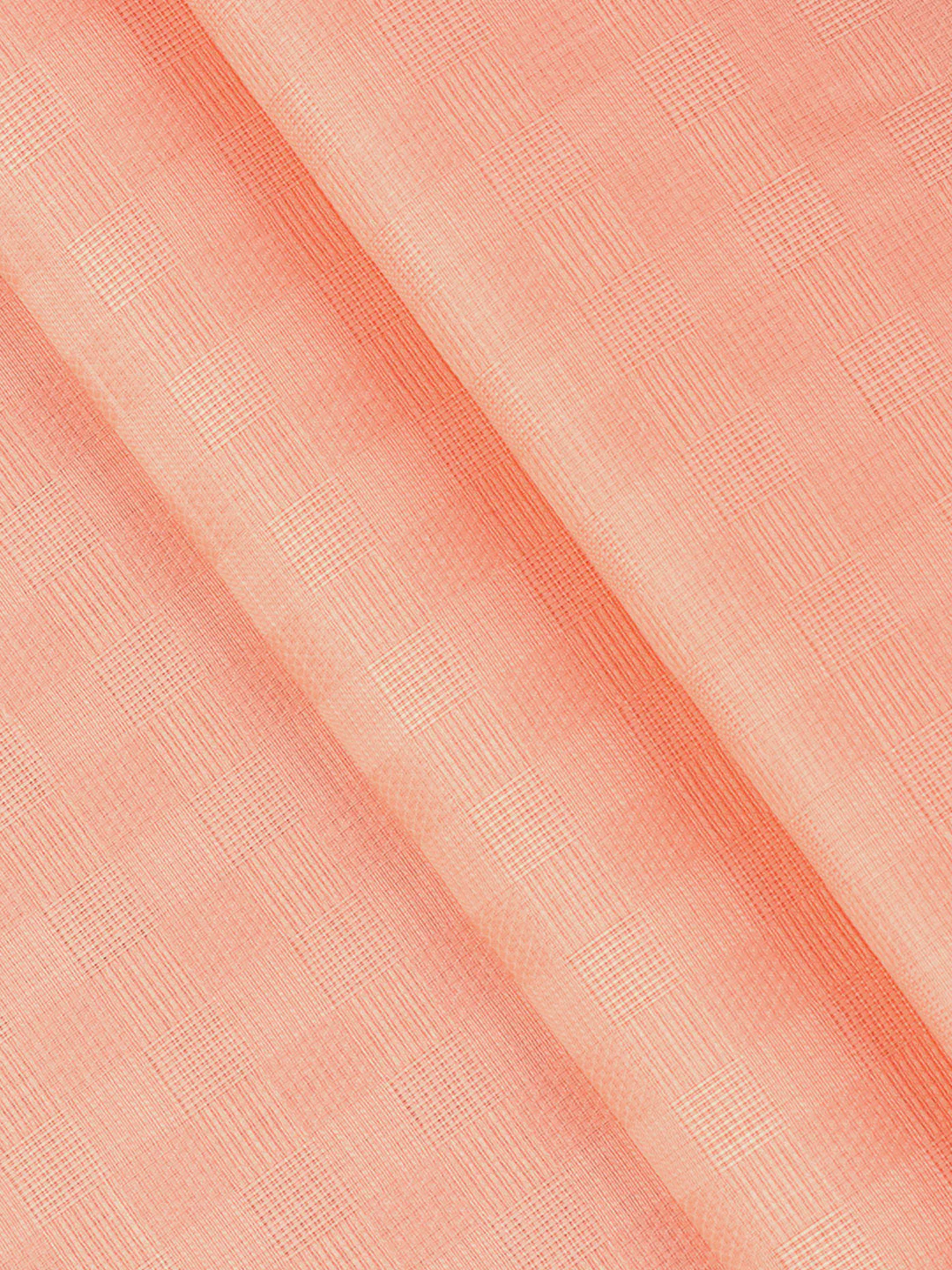 Cotton Rich Self Design Shirt Fabric Peach HI-Tech - Image 2