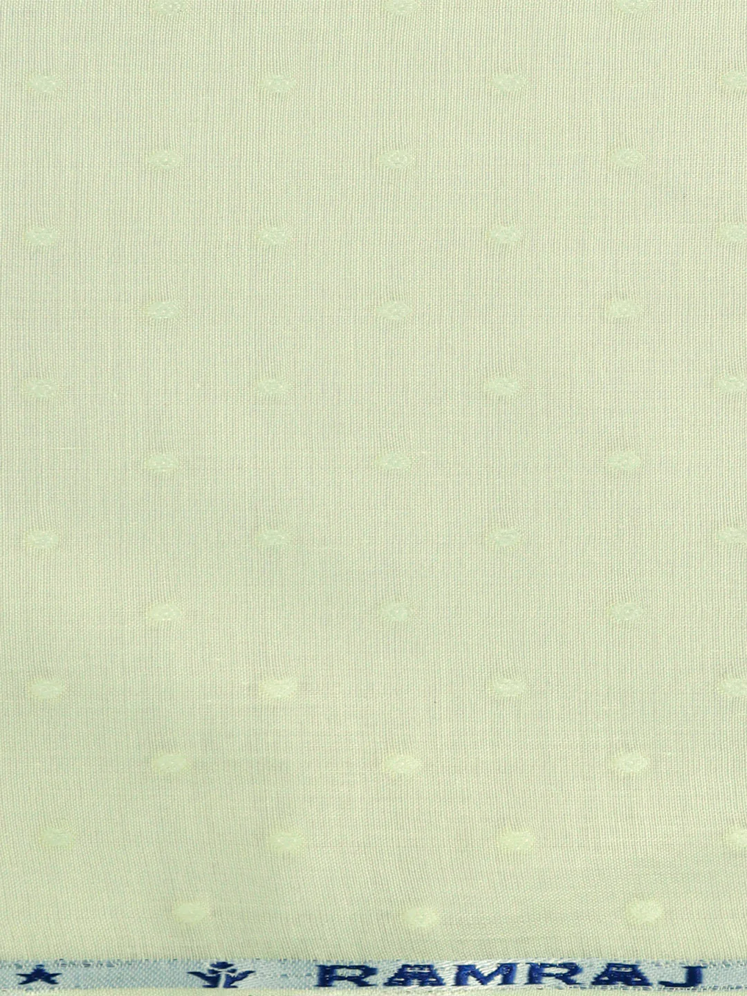 Cotton Rich Self Design Shirt Fabric Pista Green HI-Tech - Image 3