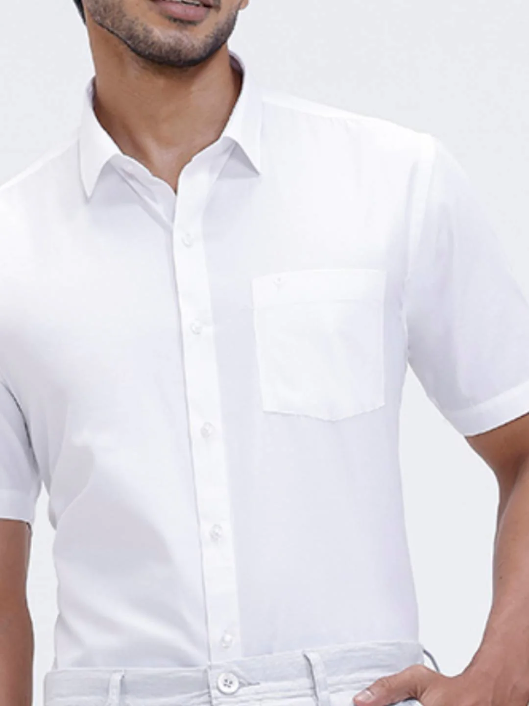 Cotton Rich Shirt and Linen Cotton Light Blue Trousers Combo TR15502 - Image 6