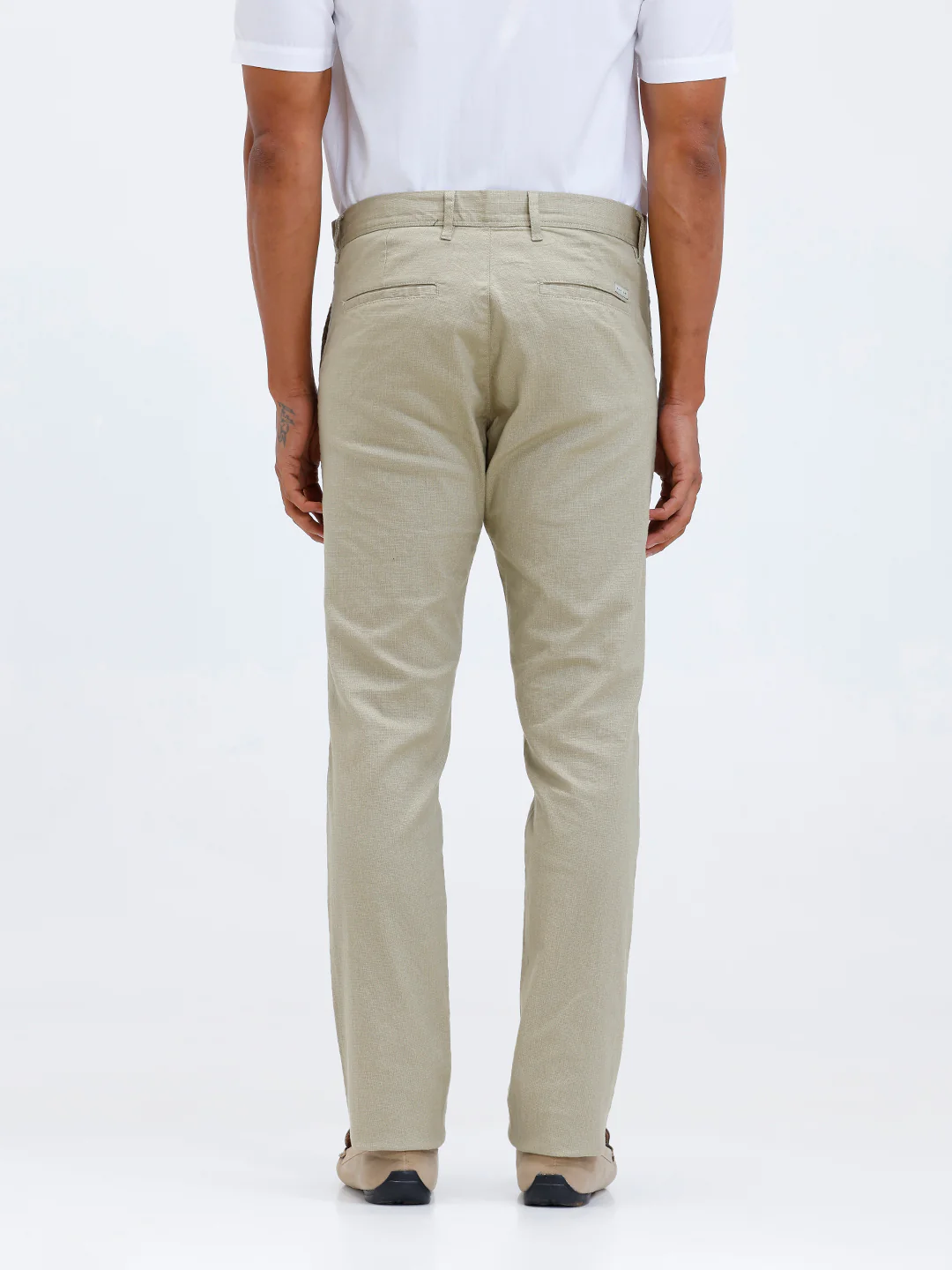 Cotton Rich Shirt and Linen Cotton Light Olive Trousers Combo TR15505 - Image 6