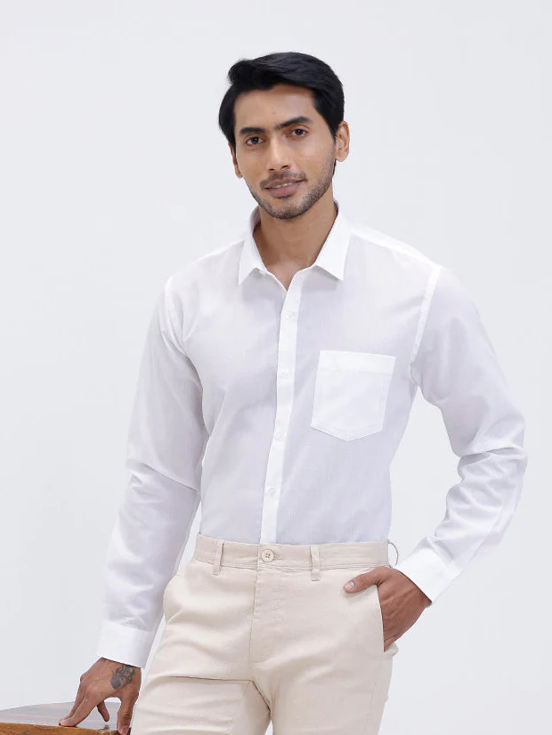 Cotton Shirt and Linen Cotton Beige Trousers Combo TR15501 - Image 7