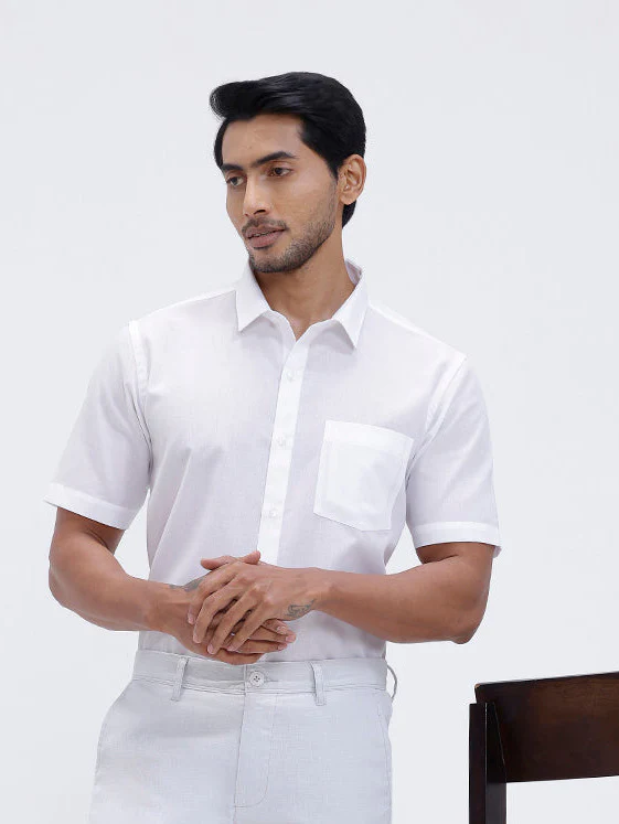 Cotton Shirt and Linen Cotton Light Blue Trousers Combo TR15502 - Image 4