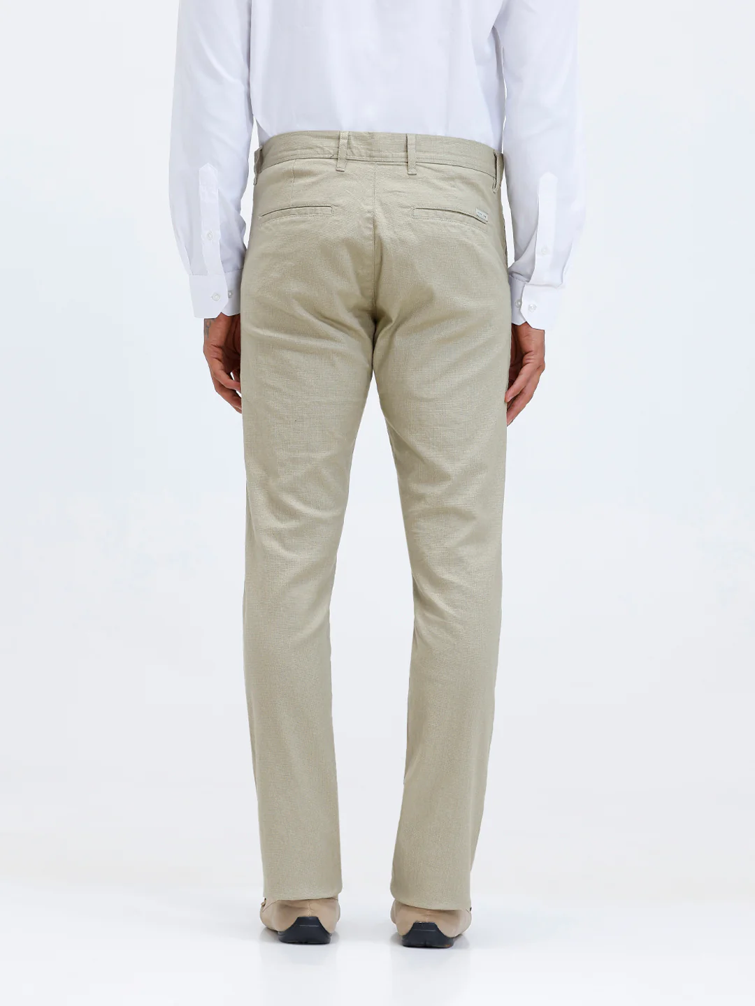 Cotton Shirt and Linen Cotton Light Olive Trousers Combo TR15505 - Image 4