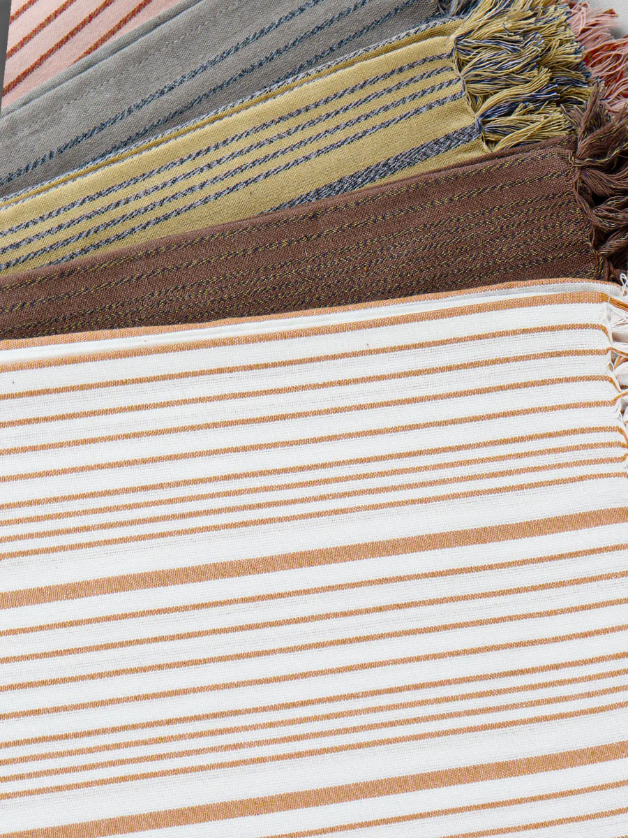 Cotton Stripe Bath Towel Family 1057 (Pack of 5) - Image 7