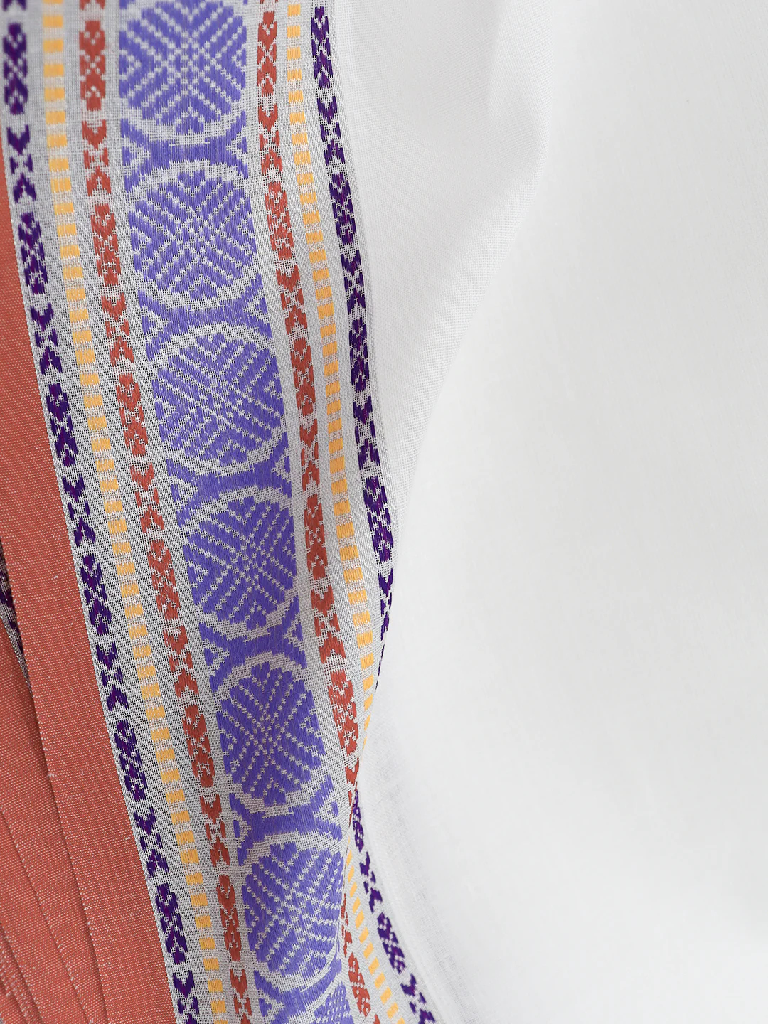 Cotton Violet Fancy Border Panchakacham with Angavasthram Keerthisena (9+5) KS05 - Image 3