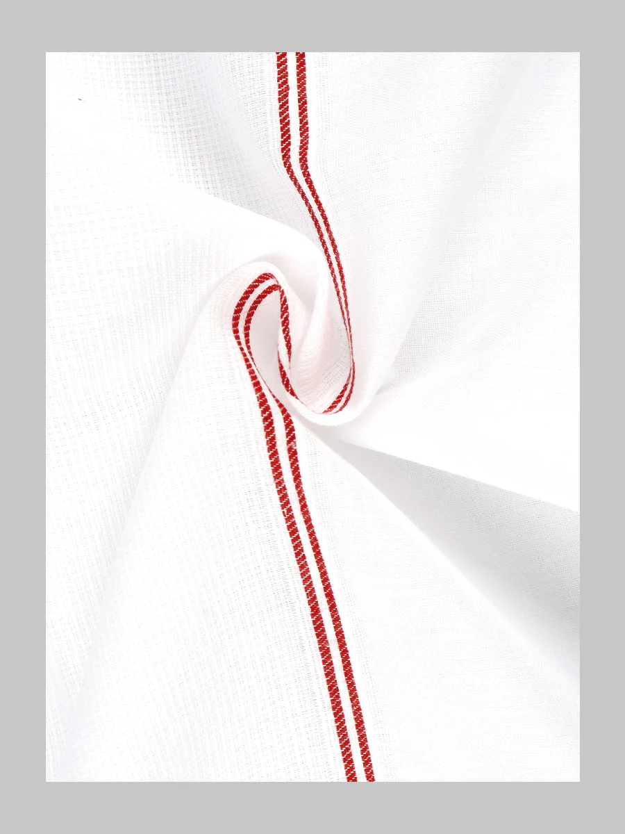 Cotton White Bath Towel No279 (Pack of 2) - Image 7