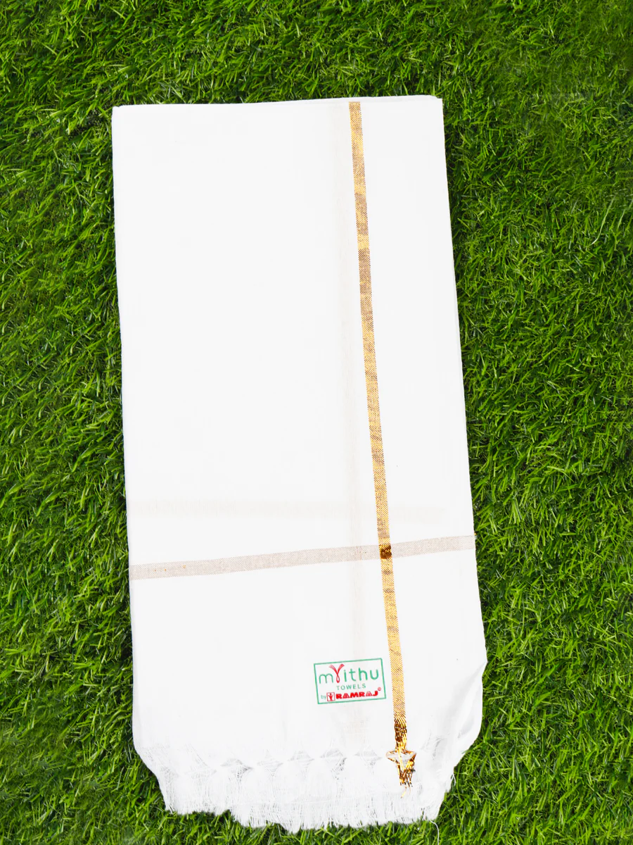 Cotton White Bath Towel Pack of 3 - Image 4