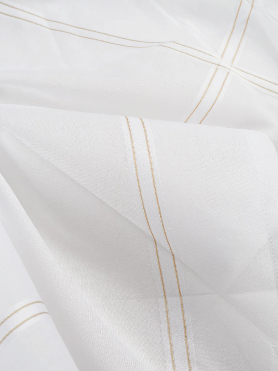 Cotton White Hand Kerchief 2700 (3 in 1) - Image 8