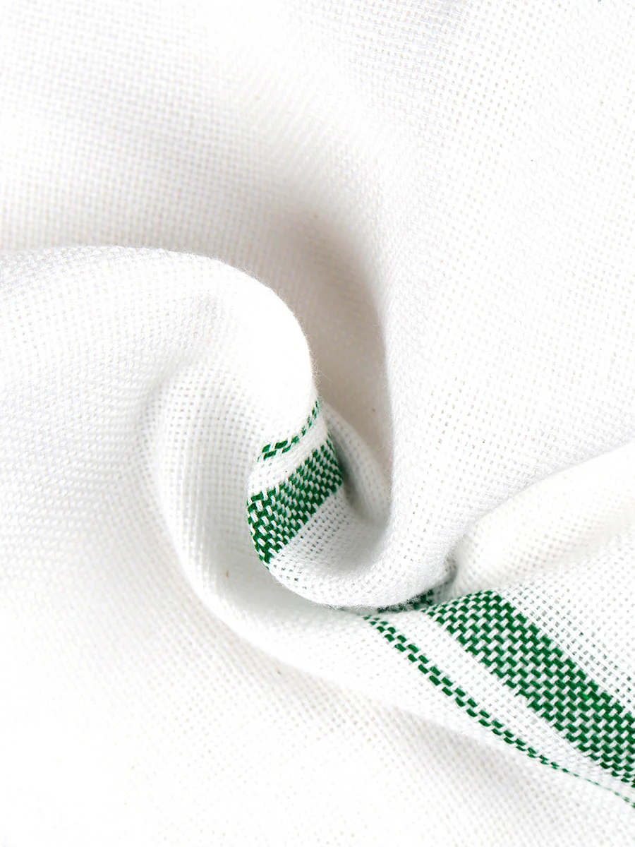 Cotton White with Assorted Border Bath Towel NO4091 (Pack of 4) - Image 4
