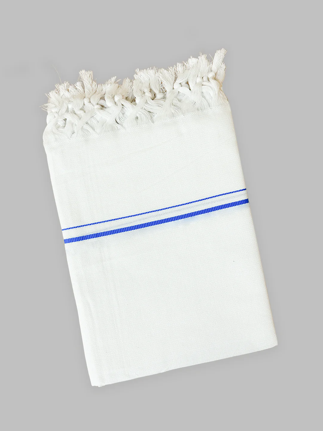 Cotton White with Assorted Colour Border Bath Towel SB Tiger - Image 2