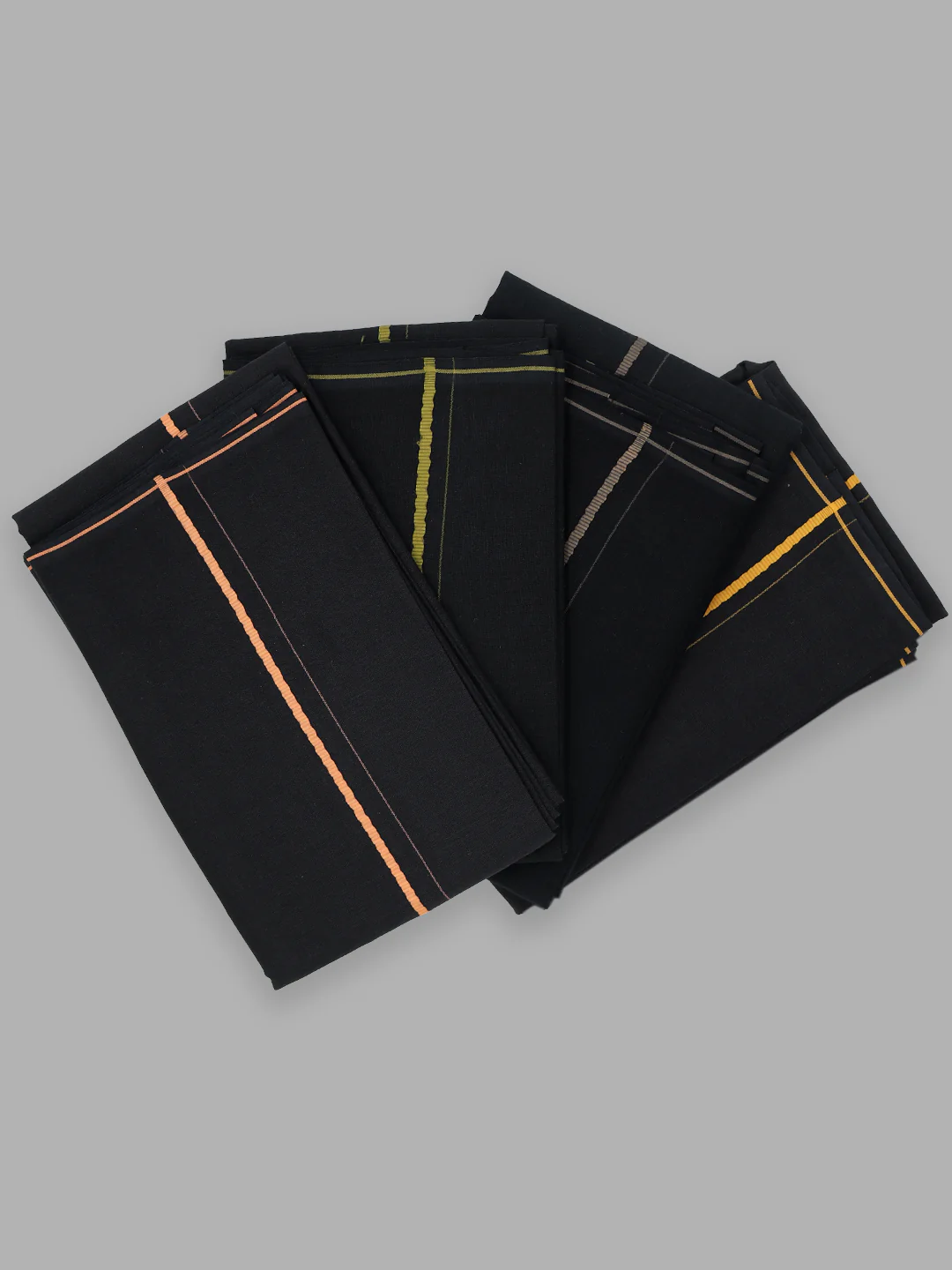Devotional Black Towel with Small Border (Pack of 2) - Image 2