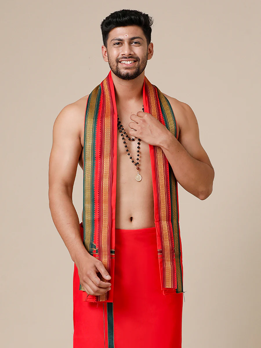 Devotional Gandarva Angavasthiram Red - Image 3