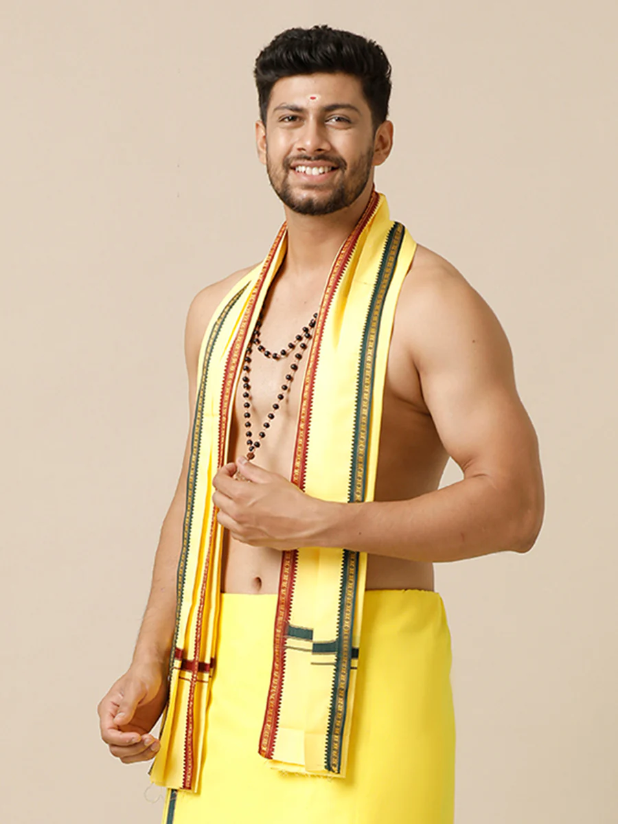 Devotional Gandarva Angavasthiram Yellow - Image 2